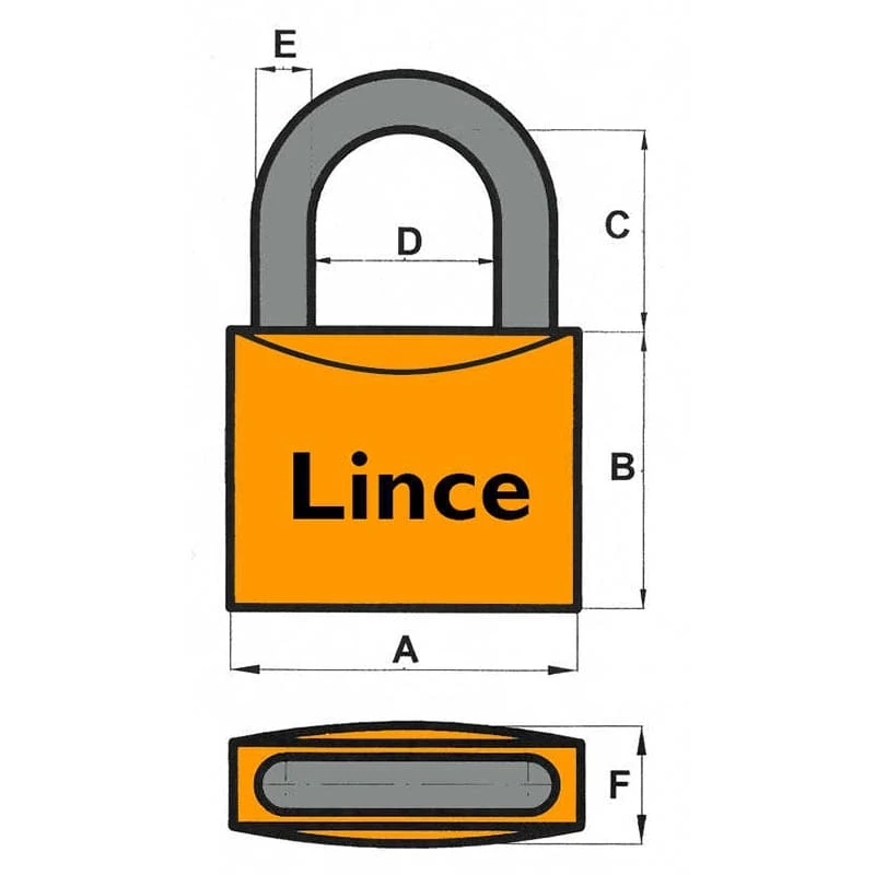 Cadenas en Laiton Massif avec Code SecExamen, Haute Qualité