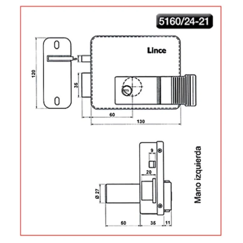 CERRADURA 5511 LINCE