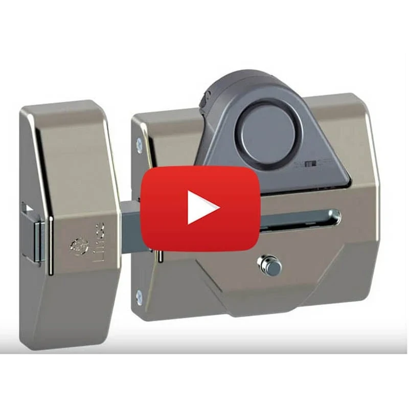 High security deadlock with alarm 7930RSA