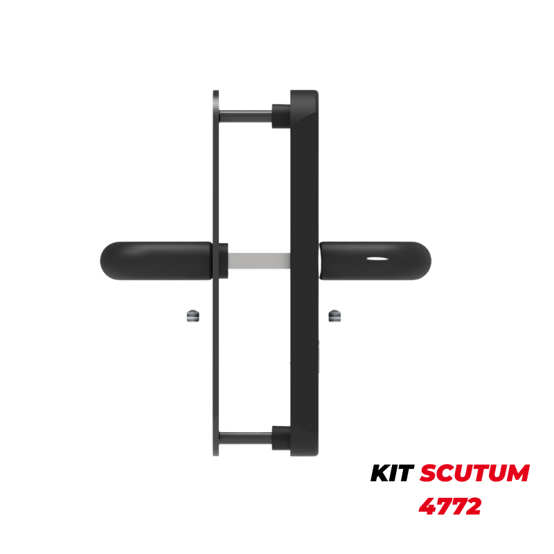 Kit Scutum, escudo alta protección + juego de manillas
