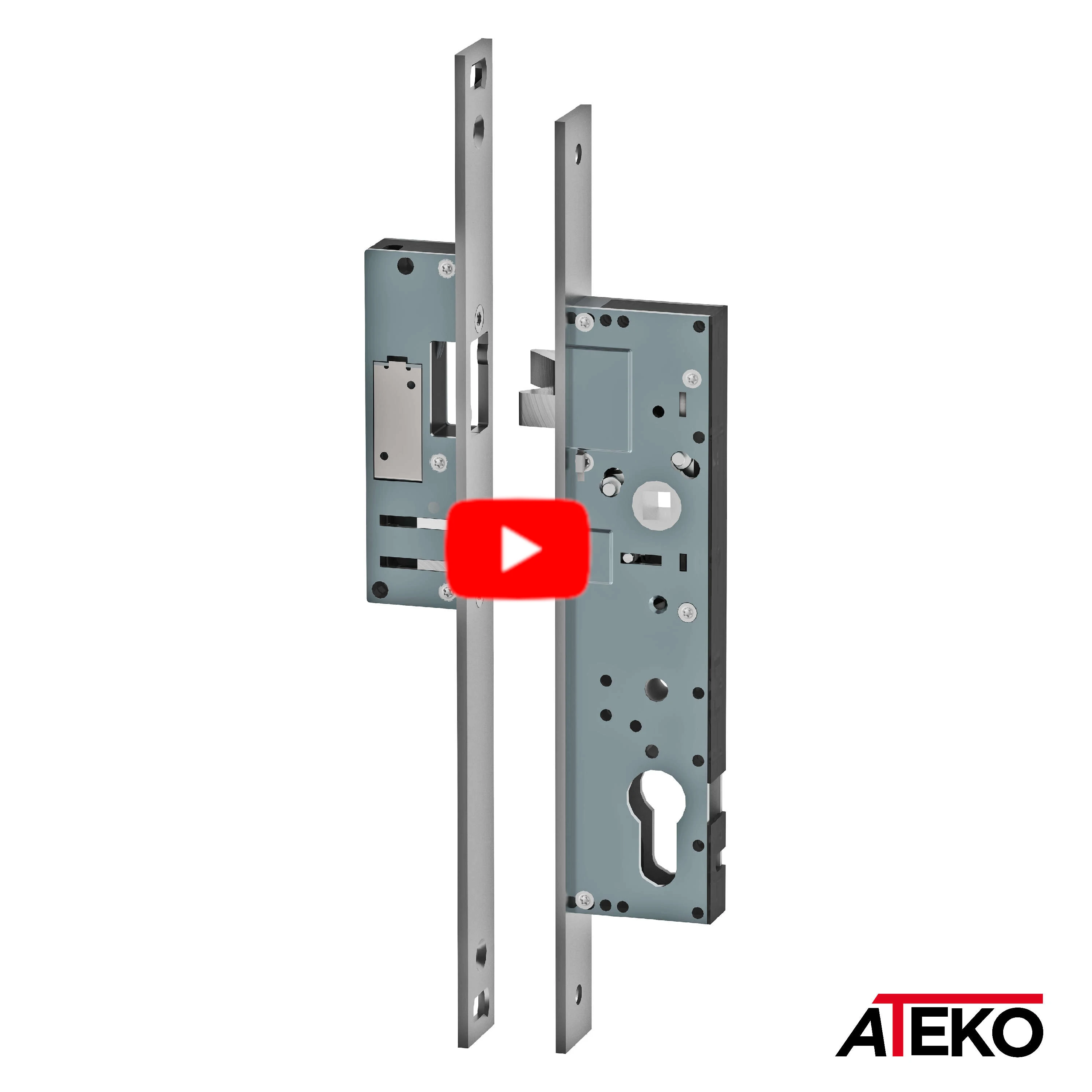 Mechanical lock and an electric strike for apartment buildings ATEKO LINCE 