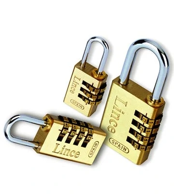 BRASS COMBINATION PADLOCKS, Series 200 