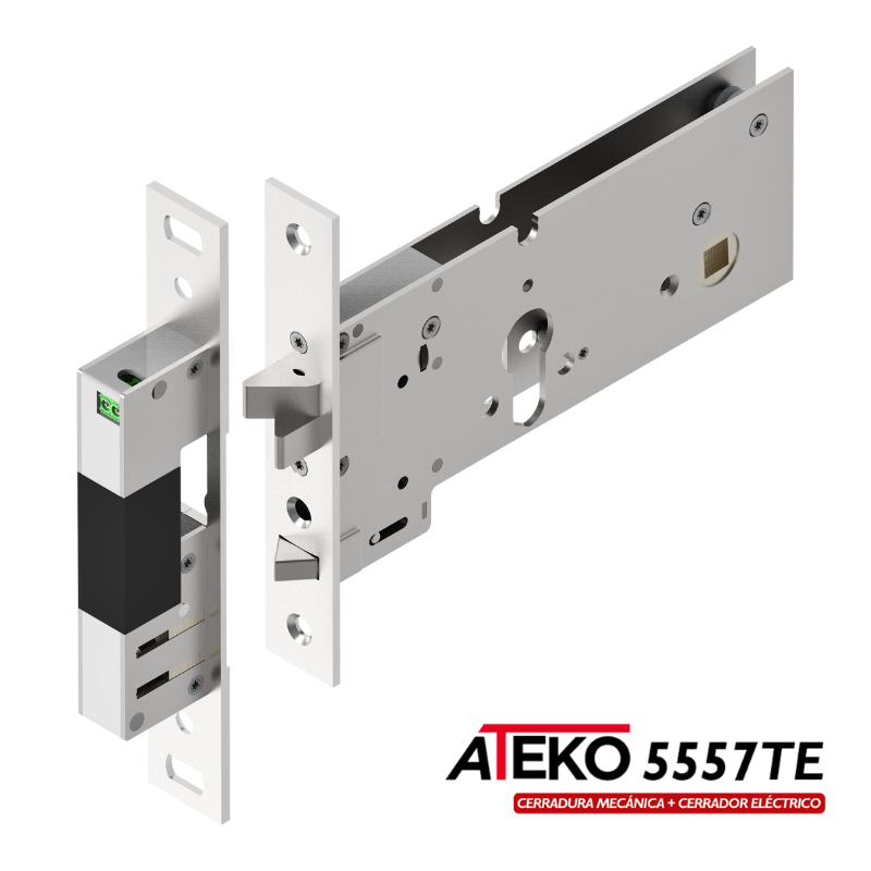 Mechanical lock + Electric strike, ATEKO 5703TE